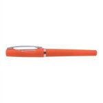 Portofino Softy Gel Pen - Orange/Silver