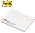 Post-it(R) Custom Printed Notepad - 3" x 4" -  