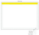 Post-it(R) Custom Printed Notepad - 6" x 8" - White