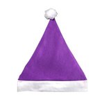 Purple Felt Santa Hats