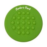 Push Pop Stress Reliever Flying Disc -  