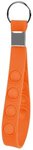 Push Pop Stress Reliever Keychain - Orange