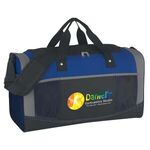 Quest Duffel Bag - Royal Blue With Black