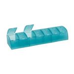 Quick Care 7-Day Med Minder - Translucent Aqua