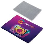 Quick Clean Dual Sided Microfiber Cloth : Full Color - Medium White