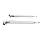 Quick View Tire Gauge - Metallic Silver