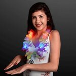 Rainbow Lei LED with Medallion -