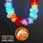 Rainbow Lei LED with Medallion -