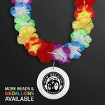 Rainbow Lei LED with Medallion -