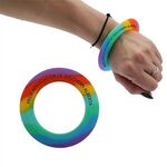 Buy Custom Imprinted Rainbow Wrist Disc