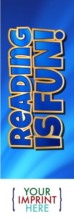Main Product Image for Reading Is Fun Bookmark (Blue) USA Made