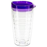 Reef 16 oz Tritan Tumbler with Translucent Lid - Clear Purple