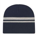 Reflective Beanie - Navy