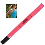 Reflective Safety Hook and Loop Closure Band - Neon Pink