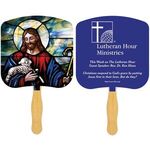 Buy Religious Hand Fan - Spot Color