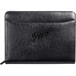 Renaissance Zippered Padfolio - Black (bk)