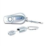 Retractable Carabiner Flashlight -  