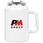 Rhino Mug & Straw Lid with Locking Flip Closure 50oz. - Bright White