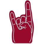 Rock On/Horn Hand - Maroon