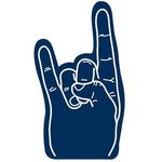 Rock On/Horn Hand - Navy