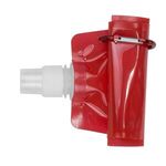 Roll Up 18 oz Foldable Water Bottle With Matching Carabiner -  