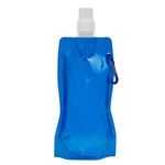 Roll Up 18 oz Foldable Water Bottle With Matching Carabiner -  