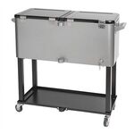 Rolling Vending Cart Cooler -  