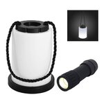 Rope Accent Lantern Flashlight - Black