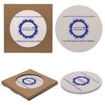 Round Absorbent Stone Coaster - Natural Cream