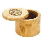 Buy Round Bamboo Salt Box