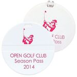 Buy Round Golf Bag Tag USA Made