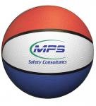 Buy Custom Logo Rubber Basketball - Full Size - Red/White/Blue