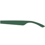 Rubberized Finish Fashion Sunglasses - Kelly Green