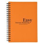 RUBBERY SPIRAL NOTEBOOK -  