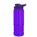 Salute - 24 oz. Bottle with Drink-Thru Lid - Transparent Violet