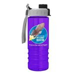 Salute2 - 24 oz. Bottle - Quick Snap Lid - Digital - T. Violet