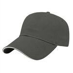 Sandwich Visor Cap - Charcoal-white