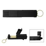 Sanitary Door Opener Touch Tool Keychain - Black