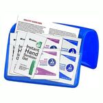 Sanitizer & Wipes On-the-Go Kit in Colorful Vinyl Pouch -