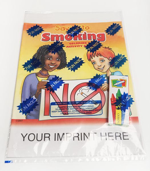 Main Product Image for Say No To Smoking Coloring Book Set Fun Pack USA Made