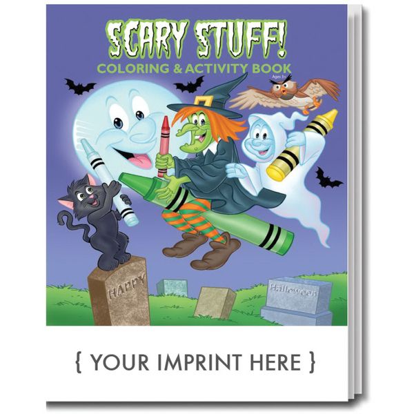 Main Product Image for Scary Stuff Coloring Book USA Made