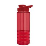 Sergeant- 24 Oz Stripe - Drink-Thru Lid - Red