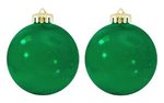 Shatterproof Fundraiser Ornament Round - USA MADE - Translucent Green