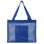 Sheer Striped Tote Bag -  