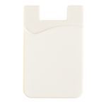 Silicone Phone Wallet - White