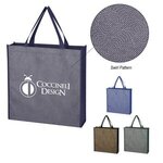 Buy Custom Printed Silver Swirls Non-Woven Tote Bag