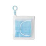 Single 3-Ply Mask Pack in PEVA Zip Bag - Blue-light