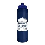 Slim line - 25 oz. Eco Water Bottle with Push-pull lid - Navy Blue