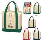 Small Cotton Canvas Kooler Bag -  