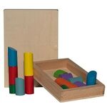 Small Wooden Log Puzzle -  